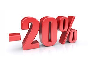 20% скидка для постоянных клиентов